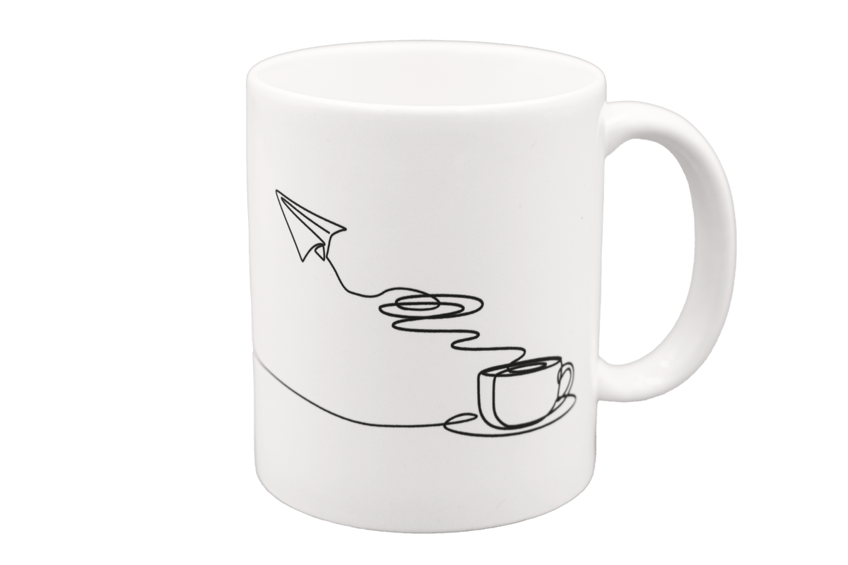 line drawing ”Fun!” - Trip Coffee®